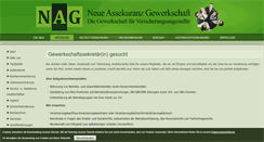 Desktop Screenshot of neue-assekuranz-gewerkschaft.de